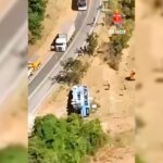 Imagens aéreas mostram acidente que deixou 6 mortos em rodovia