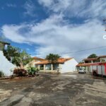 Chuva forte derruba árvore sobre muro de casa no Lago Norte