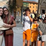 Patrícia Abravanel viaja com a mãe e os filhos para a Itália