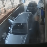 Trabalhadores atacados espantam abelhas com jatos d’água na Asa Norte
