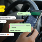 motorista de app toca terror em grupo de zap